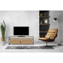 Szafka RTV-77 Drewno Lite Dąb Loft Lakier Rozmiary od 100 cm do 200 cm PREMIUM